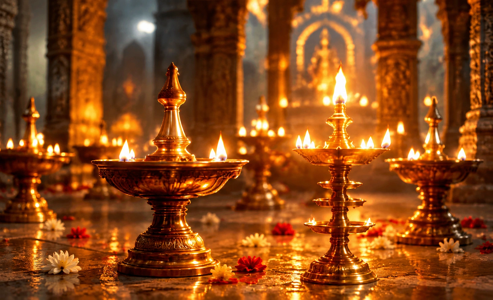 temple management religious activities
